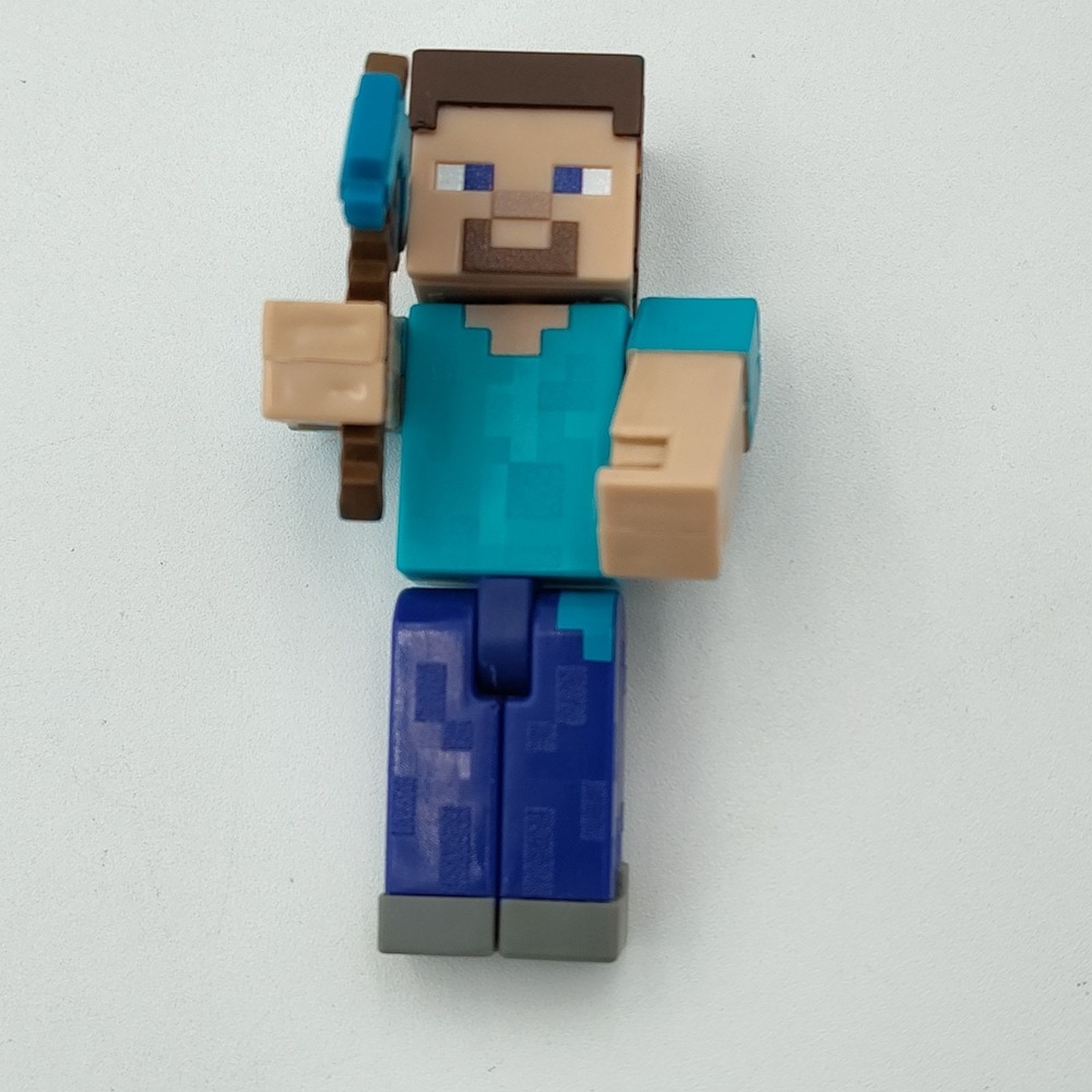 Minecraft‎ 3.25in Comic Maker Steve Figure Accessories Mattel📸SEE📏📸 - Picture 6 of 16